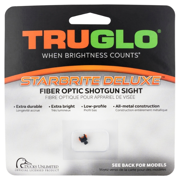 Picture of Truglo Starbrite Deluxe Bead Black | Red Fiber Optic Front Sight 