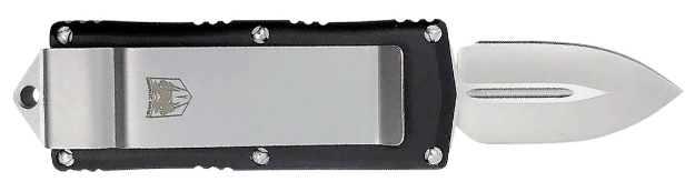 Picture of Cobratec Knives Money Clip 1.75" Otf Plain D2 Steel Blade/Black Aluminum Handle Includes Pocket Clip 