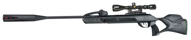 Picture of Gamo Swarm Magnum 10X Gen 3 Gas Piston 22 10Rd Shot Black Black Steel Barrel Black Receiver Black All Weather Lightweight Thumbhole Stock Scope 3-9X40mm 