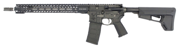 Picture of Stag Arms Stag 15 3Gun Elite 5.56X45mm Nato 18" 30+1 Black Hard Coat Anodized Rec Black Adjustable Magpul Sl-S Stock Black Magpul Moe Grip Left Hand 