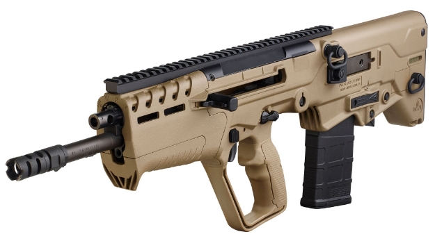 Picture of Iwi Us Tavor 7 7.62X51mm Nato Caliber With 20" Barrel, 10+1 Capacity, Flat Dark Earth Metal Finish, Flat Dark Earth Fixed Bullpup Stock & Polymer Grip Ambidextrous Hand 