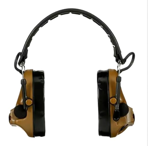 Picture of Peltor Comtac V Hearing Defender Headset 23 Db Over The Head Coyote Brown Adult 