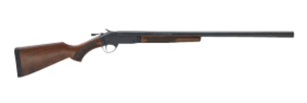 Picture of Henry Single Shot 12 Gauge With 24" Rifled Slug Barrel, 3" Chamber, 1Rd Capacity, Blued Metal Finish & American Walnut Stock Right Hand (Full Size) 