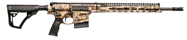 Picture of Daniel Defense Dd5 V4 Hunter 260 Rem 18" 5+1 Kryptek Highlander Black 6 Position W/Softtouch Overmolding Stock Black Polymer Grip Right Hand 