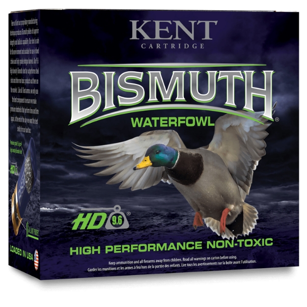 Picture of Kent Cartridge Bismuth Waterfowl 12 Gauge 3" 1 3/8 Oz 1450 Fps Bismuth 5 Shot 25 Bx/10 Cs 