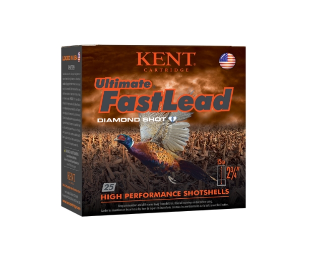 Picture of Kent Cartridge Ultimate Fast Lead 12 Gauge 2.75" 1 1/2 Oz 4 Shot 25 Per Box/ 10 Cs 