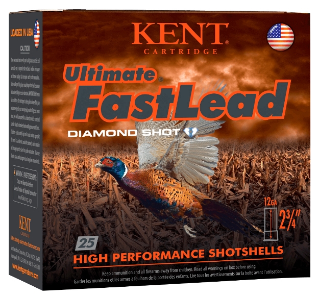 Picture of Kent Cartridge Ultimate Fast Lead 12 Gauge 2.75" 1 1/2 Oz 5 Shot 25 Per Box/ 10 Cs 