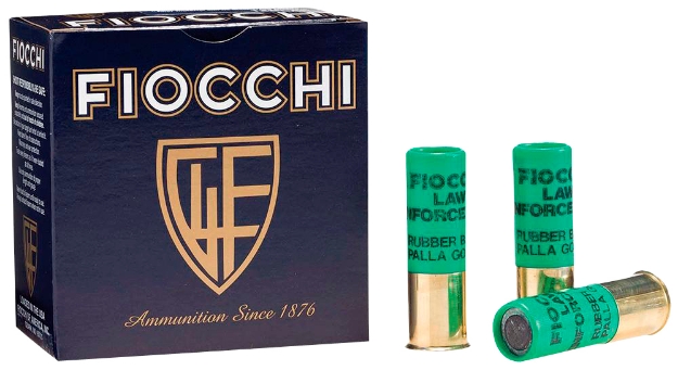 Picture of Fiocchi Rubber Baton Home Defense 12 Gauge 2.75" 1 Oz Slug Shot 10 Per Box/ 25 Cs 