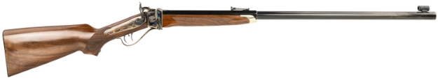 Picture of Davide Pedersoli 1877 Sharps Long Range 45-70 Gov 1Rd 30" Barrel, Black Metal Finish, Walnut Pistol Grip Stock, Blade Front/Rear Sights, Double Set Trigger 