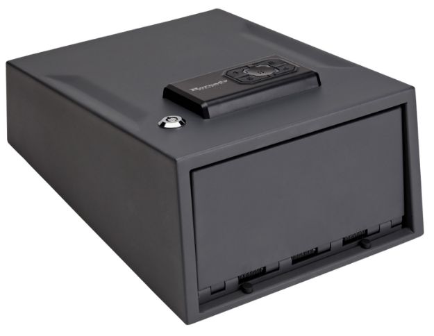 Picture of Hornady Keypad Vault Keypad Entry Black 16 Gauge Steel Holds 1 Handgun 12.70" H X 9"W X 5.25" D 