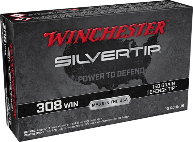 Picture of Winchester Ammo Silvertip Defense 308 Win 150 Gr Defense Tip 20 Per Box/ 10 Cs 