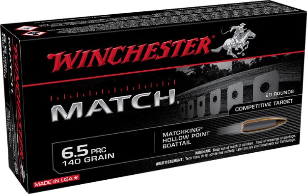 Picture of Winchester Ammo Match 6.5 Prc 140 Gr Sierra Matchking Bthp (Smbthp) 20 Per Box/ 10 Cs 