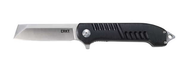 Picture of Crkt Razel Gt 3.02" Folding Chisel Plain Satin 8Cr13mov Ss Blade Black/ Aluminum Handle Includes Pocket Clip 