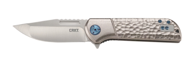 Picture of Crkt Lanny 3.18" Folding Modified Clip Point Plain Satin 8Cr13mov Ss Blade/Aluminum Handle Includes Pocket Clip 