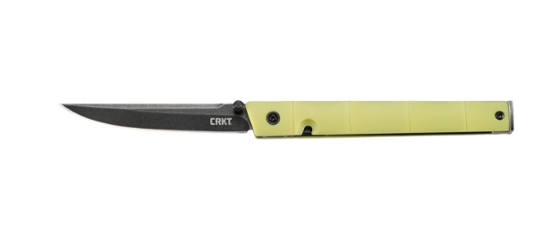 Picture of Crkt Ceo Bamboo Folding Plain Black Stonewashed 8Cr13mov Ss Blade/ Green Grn Handle Includes Pocket Clip 