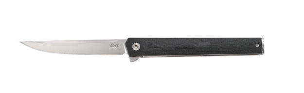 Picture of Crkt Ceo 3.35" Folding Plain Satin Aus-8A Ss Blade/ Black Grn Handle Includes Pocket Clip 