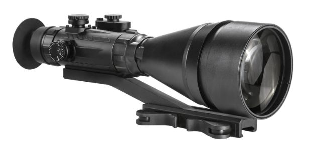 Picture of Agm Global Vision 15Wp6622453011 Wolverine Pro-6 Nl1 Night Vision Riflescope Matte Black 6X 100Mm Gen 2+ Level 1 Illuminated Red Chevron W/Ballistic Drop Reticle (Adjustable Projected Reticle) 