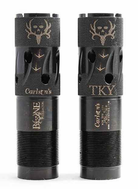 Picture of Carlson's Choke Tubes Bone Collector 20 Gauge Turkey Extended Ported 17-4 Stainless Steel 