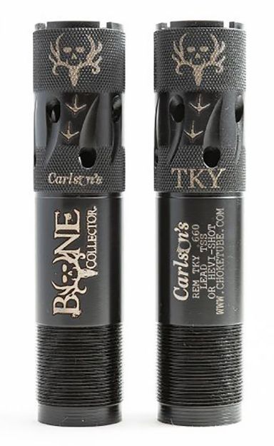 Picture of Carlson's Choke Tubes Bone Collector 20 Gauge Turkey Extended Ported 17-4 Stainless Steel 