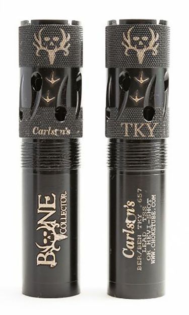 Picture of Carlson's Choke Tubes Bone Collector 20 Gauge Turkey Extended Ported 17-4 Stainless Steel 