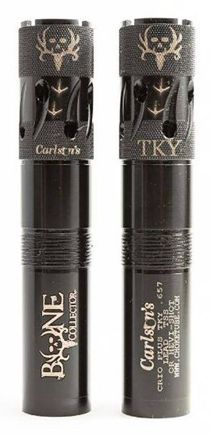 Picture of Carlson's Choke Tubes Bone Collector 12 Gauge Turkey Extended Ported 17-4 Stainless Steel 