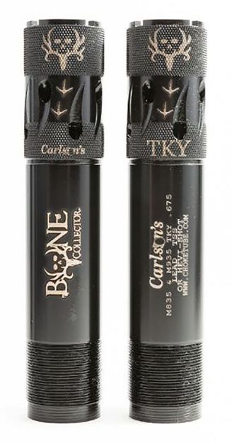 Picture of Carlson's Choke Tubes Bone Collector 12 Gauge Turkey Extended Ported 17-4 Stainless Steel 