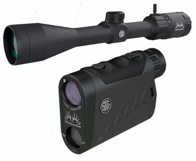 Picture of Sig Sauer Electro-Optics Buckmasters Combo Kit Black Anodized 3-9X 40Mm 1" Tube Bdc Reticle Red Laser Features Buckmaster Scope/Buckmaster 1500 Rangefinder 