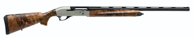 Picture of Retay Usa Masai Mara Upland Inertia Plus 20 Gauge 4+1 3" 28" Deep Bore Drilled Barrel Satin Nickel Cerakote Rec Turkish Walnut Stock Right Hand (Full Size) 