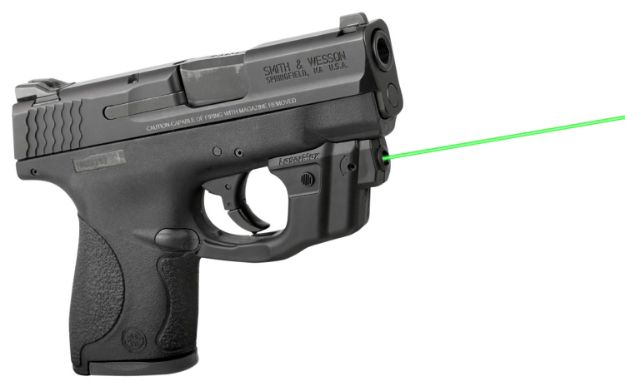 Picture of Lasermax Centerfire Laser 5Mw Green Laser With 650Nm Wavelength, Gripsense & Black Finish For 40 S&W & 9Mm Luger S&W M&P Shield 