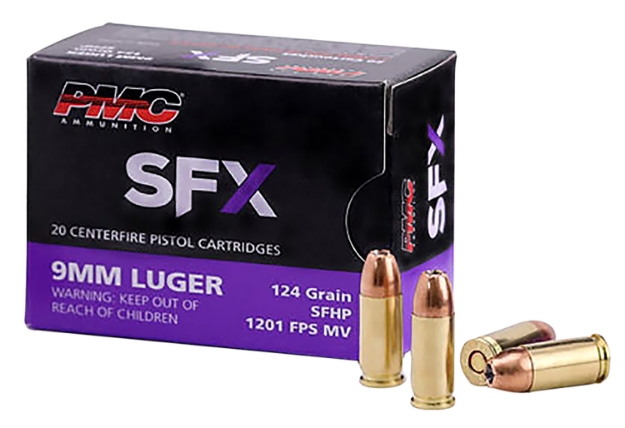 Picture of Pmc Sfx Defense 9Mm Luger 124 Gr Starfire Hollow Point 20 Per Box/ 50 Cs 