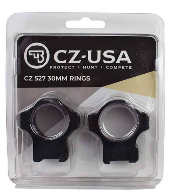 Picture of Cz-Usa Scope Ring Set Matte Black Aluminum 30Mm Tube Dovetail For Cz 527 