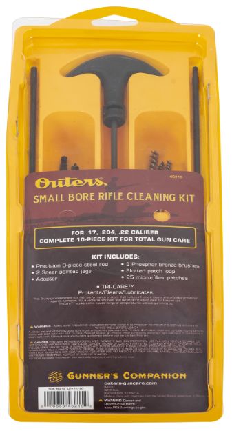 Picture of Outers Brass Rod Rifle Kit Small Bore Rifle 17/204/22 Caliber 9 Pieces 