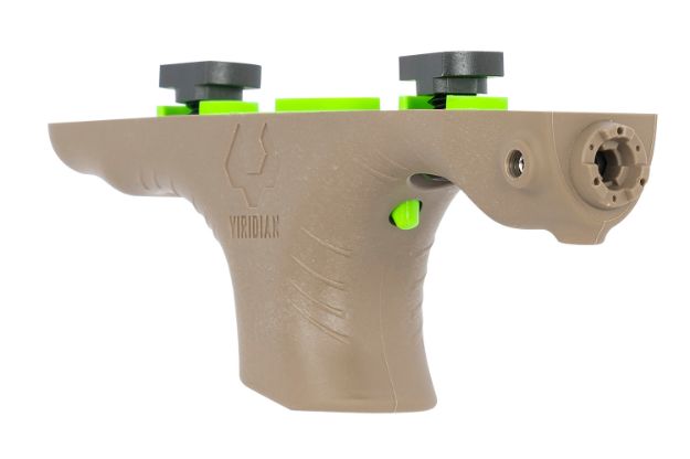 Picture of Viridian 912-0037 Hs1 Hand Stop Laser M-Lok Mounted 5Mw Green Laser With 100 Yds Day/2 Mi Night Range & Flat Dark Earth Finish For Ar-Platform 