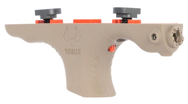 Picture of Viridian 912-0038 Hs1 Hand Stop Laser M-Lok Mounted 5Mw Red Laser With 100 Yds Day/2 Mi Night Range & Flat Dark Earth Finish For Ar-Platform 