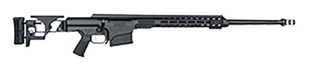 Picture of Barrett Mrad 338 Lapua Mag 26" 10+1 Black Cerakote Black Folding With Adjustable Lop Stock Black Polymer Grip Right Hand 