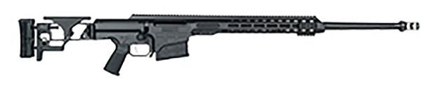 Picture of Barrett Mrad 308 Win 17" 10+1 Black Cerakote Black Folding With Adjustable Lop Stock Black Polymer Grip Right Hand 