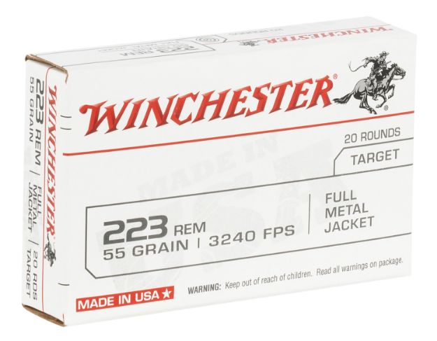 Picture of Winchester Ammo Usa 223 Rem 55 Gr 3240 Fps Full Metal Jacket (Fmj) 20 Bx/50 Cs 