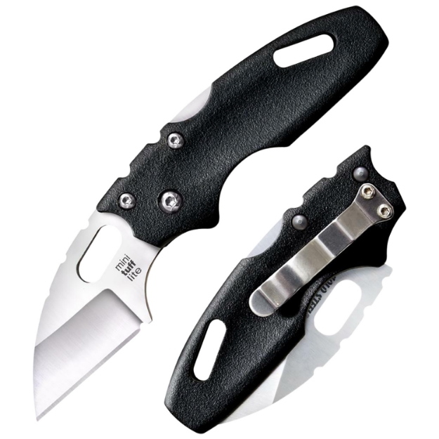 Picture of Cold Steel Tuff Lite 2" Folding Clip Point Plain Aus-8A Ss Blade/Black Griv-Ex Handle Includes Pocket Clip 