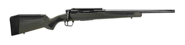 Picture of Savage Arms Impulse Hog Hunter 6.5 Creedmoor 4+1 Matte Black 20" Threaded Barrel/Rec, Matte Od Green Fixed Accustock With Accufit, Includes Detachable Box Mag 