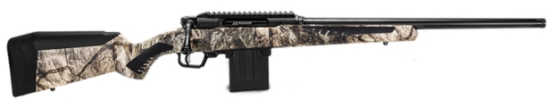 Picture of Savage Arms Impulse Predator 243 Win 10+1 Matte Black 20" Threaded Barrel/Rec, Mossy Oak Terra Gila Fixed Accustock With Accufit, Includes Detachable Box Mag 