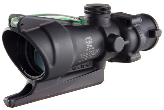 Picture of Trijicon Acog 4X 32Mm Obj 36.80 Ft @ 100 Yds Fov Matte Black Finish Dual Illuminated Green Donut 22/556 Bdc 