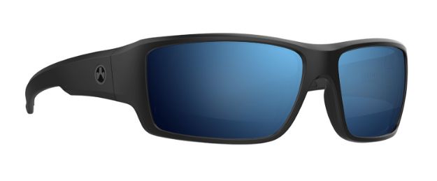 Picture of Magpul Ascent Eyewear Adult Bronze Blue Mirror Lens Scratch Resistant Black Frame 