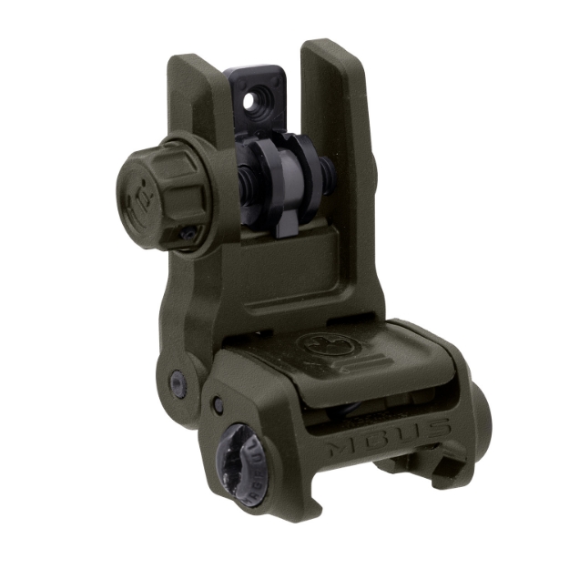 Picture of Magpul Mbus 3 Sight Rear Olive Drab Green Flip Up For Ar-10/Ar-15/M4/M16/M110/Sr-25 