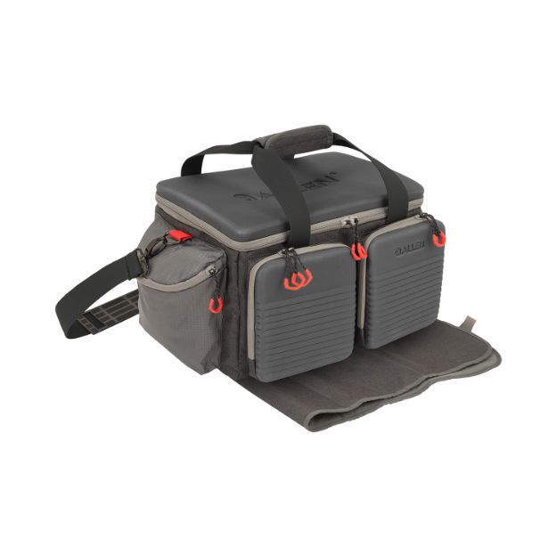 Picture of Allen Competitor Premium Range Bag With Internal Tote, Fold-Up Gun Mat, Lockable Main Compartment & Gray Finish 