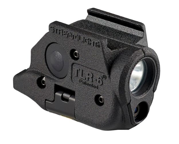 Picture of Streamlight Tlr-6 Weapon Light W/Laser Fits Glock 43X/48 100 Lumens Output White Led Light Red Laser 89 Meters Beam Rail Grip Clamp Mount Black Anodized Polymer 