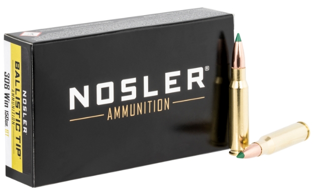 Picture of Nosler Ballistic Tip 308 Win 150 Gr Spitzer Ballistic Tip Varmint (Sbtv) 20 Per Box/ 10 Cs 