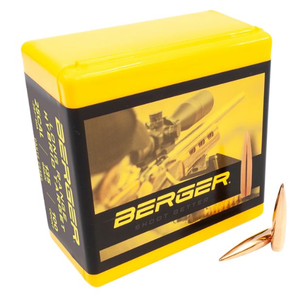 Picture of Berger Bullets Hybrid Target Long Range 25 Cal .257 135 Gr Long Range Hybrid Target 100 Per Box 