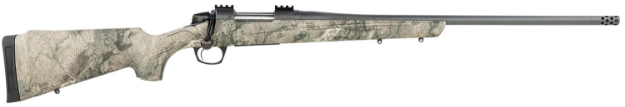 Picture of Cva Cascade 6.5 Creedmoor 3+1 22" Sniper Gray Cerakote Carbon Steel Barrel Sniper Gray Cerakote Steel Realtree Rockslide Fixed W/Softtouch Stock Right Hand 