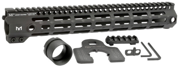 Picture of Midwest Industries Tactical G4m Handguard Ar-15 Black Hardcoat Anodized Black 13.3" 6061-T6 Aluminum M-Lok 