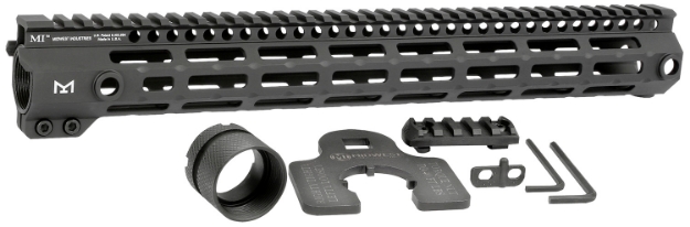 Picture of Midwest Industries Tactical G4m Handguard Ar-15 Black Hardcoat Anodized Black 15' 6061-T6 Aluminum M-Lok 